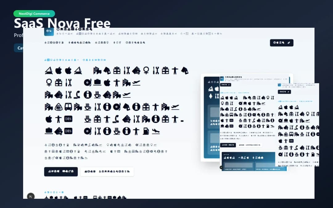 SaaS Nova Free preview