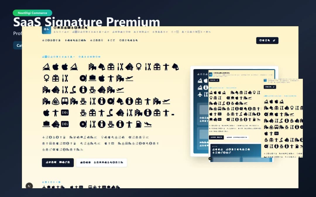 SaaS Signature Premium preview