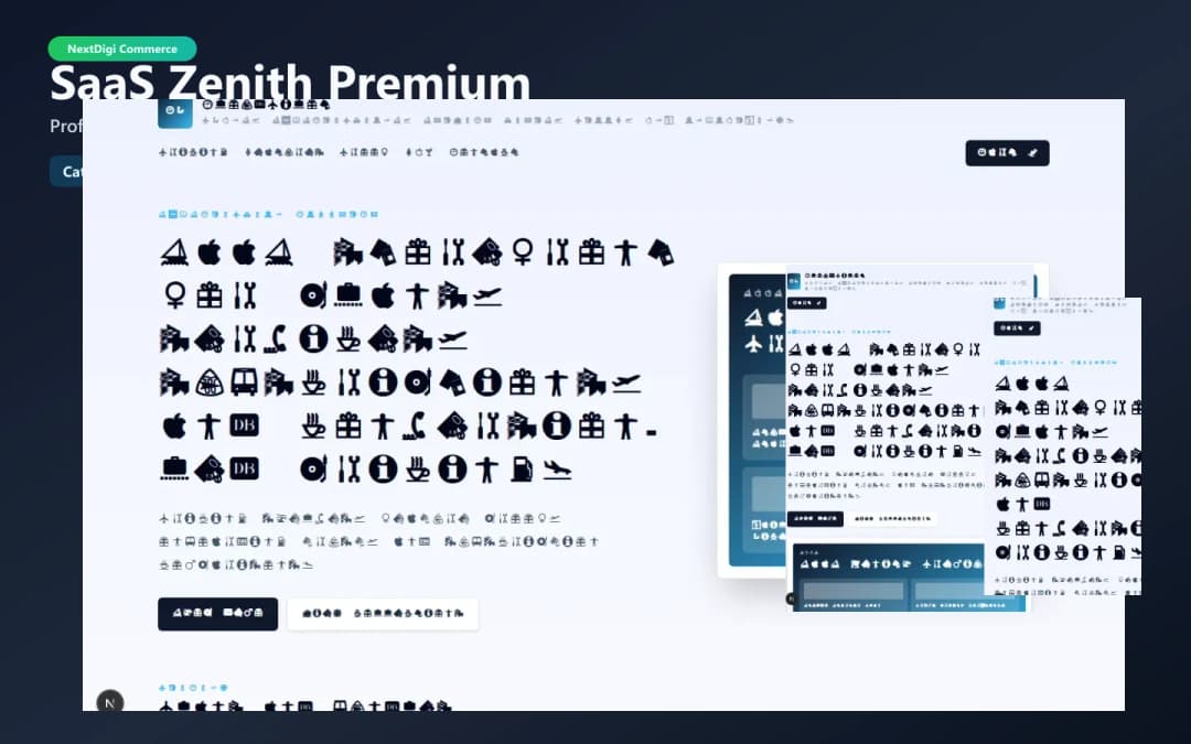 SaaS Zenith Premium preview