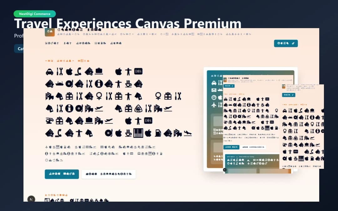 Travel & Experiences Canvas Premium preview