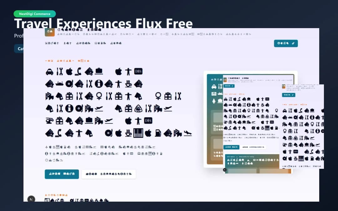 Travel & Experiences Flux Free preview