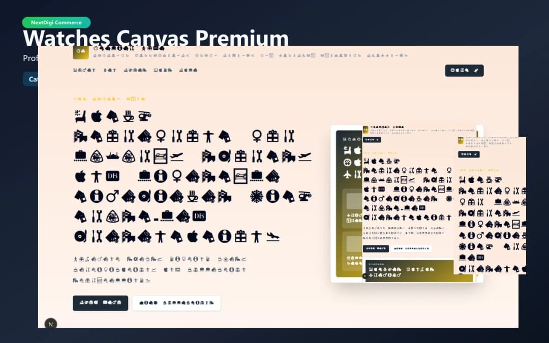 Watches Canvas Premium preview