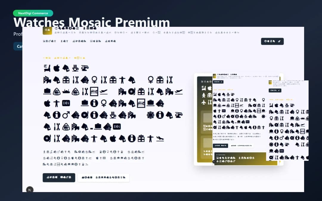 Watches Mosaic Premium preview