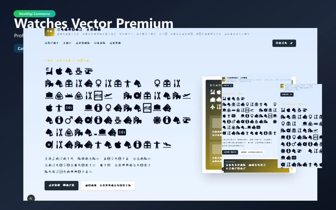 Watches Vector Premium preview